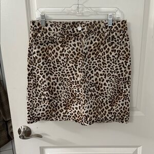 Tommy Bahama Animal Print Mini Skirt